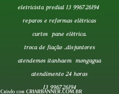 Praia Luz eletricista itanhaem 13 996726194 foto 3